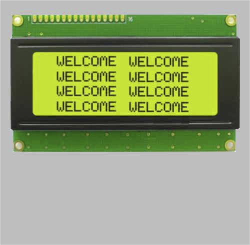 Visualizador LCD - MLC204Y-1 - Maclight Display Co., Limited - 20 x 4 / industrial / de información