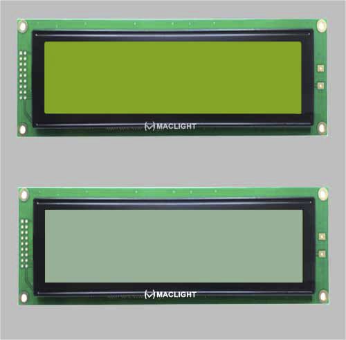Visualizador LCD - MLC404Y-1 - Maclight Display Co., Limited - de matriz de puntos / monocromo / 40 x 4