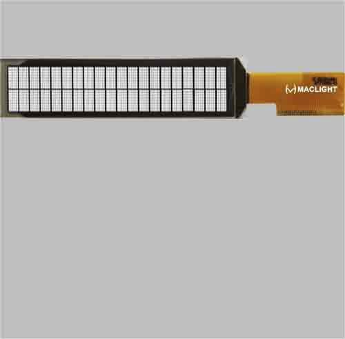 Visualizador OLEDs - MLD202A - Maclight Display Co., Limited - monocromo / 20 x 2 / 2,9"