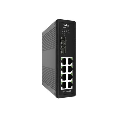 Conmutador Ethernet administrable - ISG3200-10TS - JWIPC TECHNOLOGY CO., LTD. - 10 puertos / en riel DIN / RJ45