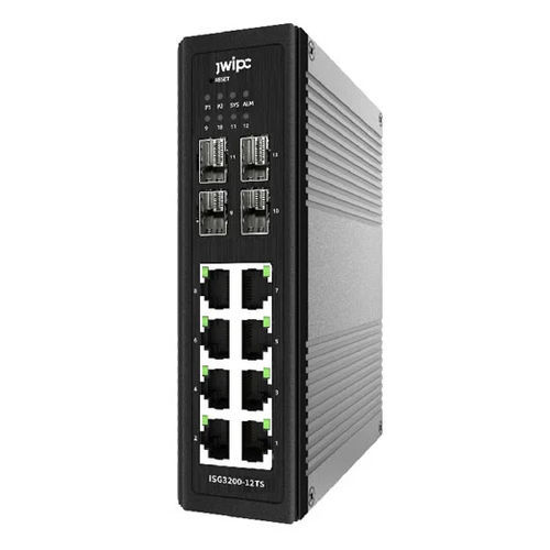 Conmutador Ethernet administrable - ISG3200-12TS - JWIPC TECHNOLOGY CO., LTD. - 12 puertos / en riel DIN / estándar