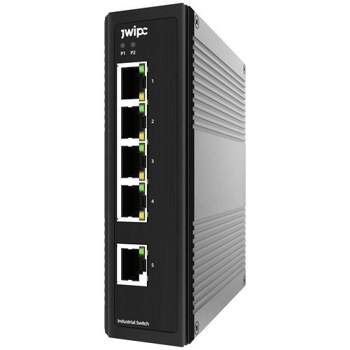 Conmutador Ethernet no administrable - ISG305P-24V - JWIPC TECHNOLOGY CO., LTD. - 5 puertos / Gigabit Ethernet / en riel DIN