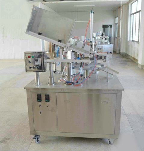 Llenadora-operculadora para tubos - TFS-01A - Guangzhou Chaoxian Packing Machine Co., Ltd. - automática / de líquidos / para la industria alimentaria