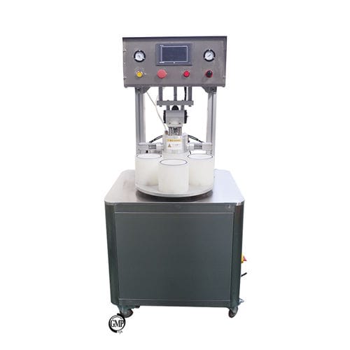 Tapadora-enroscadora rotativa - CM1V - Guangzhou Chaoxian Packing Machine Co., Ltd. - al vacío / semiautomática / de frascos