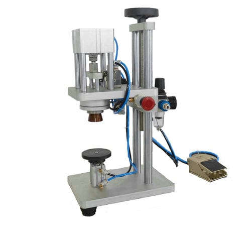 Engastadora para frascos de perfume - CM3-P - Guangzhou Chaoxian Packing Machine Co., Ltd. - semiautomática / neumática