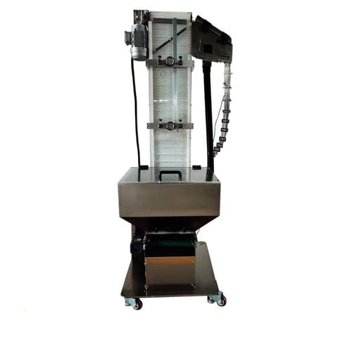 Transportador de tapón - VM-02 - Guangzhou Chaoxian Packing Machine Co., Ltd. - de banda / curvo / automático