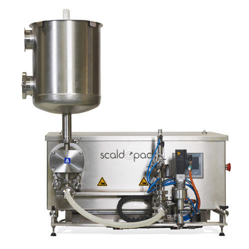 Llenadora tapadora semiautomática - Smartfiller - Scaldopack NV - de productos alimentarios / industrial