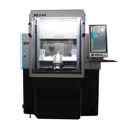 Fresadora CNC horizontal - MINISPEED MS 5-HS  - TBM Technisches Büro München GmbH - 5 ejes / para vidrio / con mesa rotativa