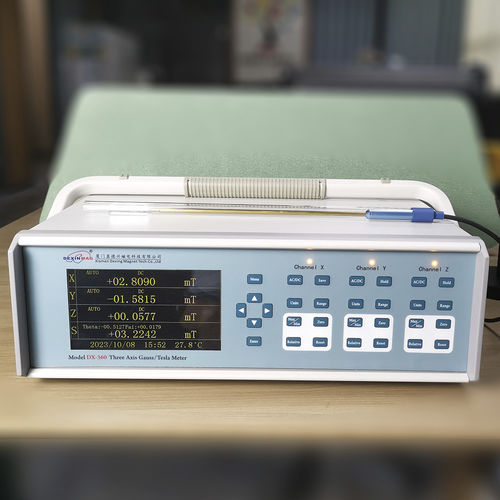 Gausímetro teslámetro - DX-360 - Xiamen Dexing Magnet Tech. Co., Ltd. - digital / de mesa