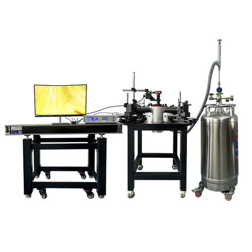 Estación de sondeo magnética - DXTPS series - Xiamen Dexing Magnet Tech. Co., Ltd. - de alta temperatura / de vacío / benchtop