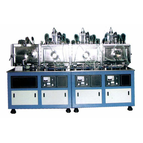 Máquina de deposición por pulverización catódica con magnetrón - DXJ-1000 - Xiamen Dexing Magnet Tech. Co., Ltd. - de metalización