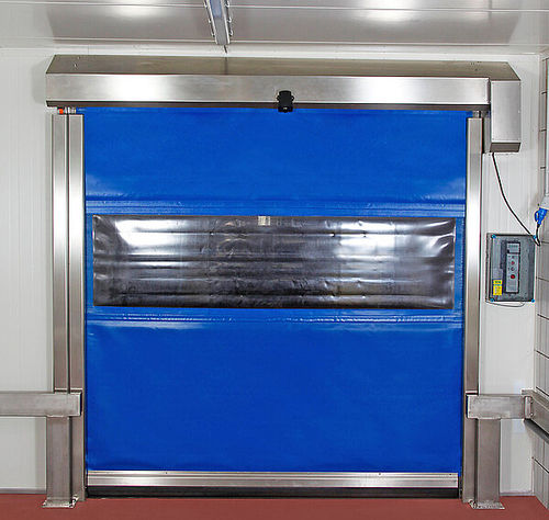 Puerta enrollable - Aliga-Tor GmbH - de acero inoxidable / de tejido / de plástico