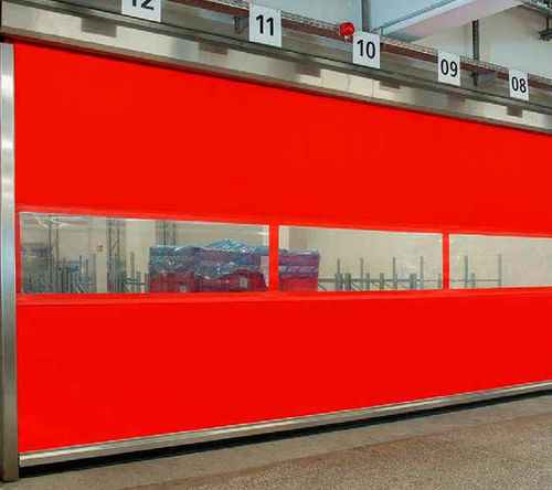 Puerta enrollable - Aliga-Tor GmbH - de acero inoxidable / de tejido / de plástico
