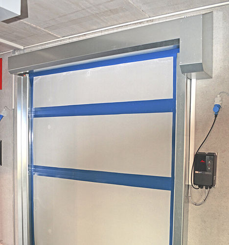 Puerta enrollable - Aliga-Tor GmbH - de acero inoxidable / clase 2 / para interior