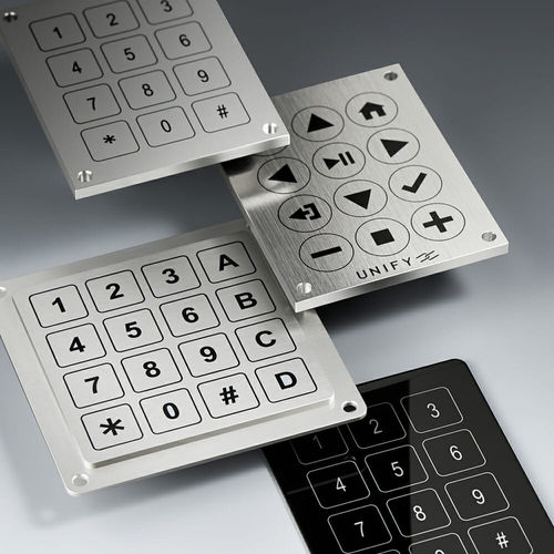 Teclado numérico empotrable - YUEQING DANPU ELECTRIC ( LANGIR ) CO.,LTD. - de metal / RS-232 / USB