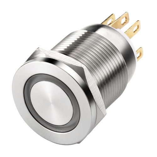 Botón pulsador estanco al agua - L19 Series - YUEQING DANPU ELECTRIC ( LANGIR ) CO.,LTD. - antivandalismo / resistente a la humedad / para entorno difícil