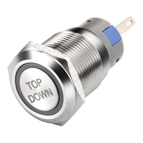 Botón pulsador antivandalismo - L19A Series - YUEQING DANPU ELECTRIC ( LANGIR ) CO.,LTD. - estanco al agua / estanco al polvo / resistente a la humedad