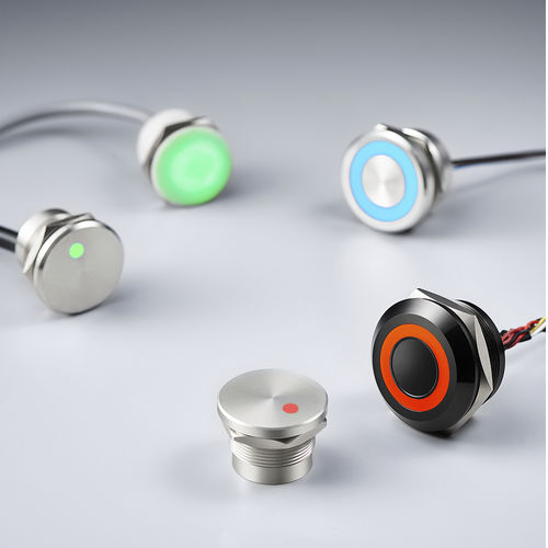 Botón pulsador piezo - PZ Series - YUEQING DANPU ELECTRIC ( LANGIR ) CO.,LTD. - antivandalismo / estanco al agua / IP69K