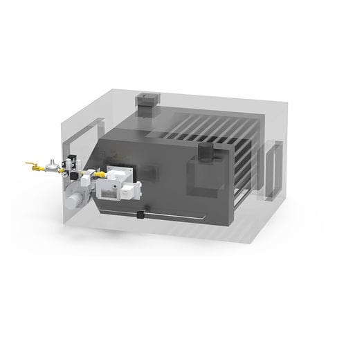 Aerotermo de gas - Linofire-WB  - Shanghai DYD Industrial Equipment Co., Ltd. - de aire caliente / empotrable / industrial