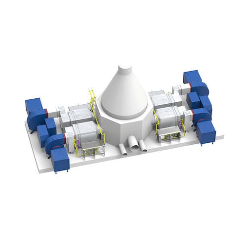 Aerotermo de gas - Shanghai DYD Industrial Equipment Co., Ltd. - de aire caliente / empotrable