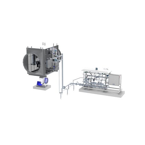 Aerotermo de gas - Shanghai DYD Industrial Equipment Co., Ltd. - de aire caliente / empotrable