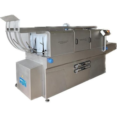 Túnel de lavado de enjuague - 01500 - AGROEQUIP DIFFUSION - con secado
