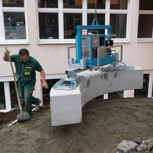 Elevador de ventosas para chapas - 860  - WIMAG GmbH - para losas de piedra / para placa de hormigón / para fleje de acero inoxidable