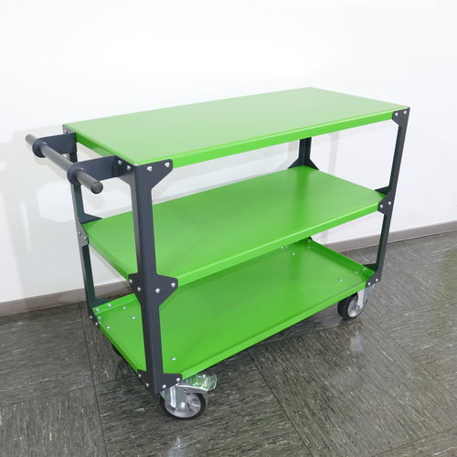 Carretilla de transporte - 901 - WIMAG GmbH - de acero / 3 niveles / con ruedas giratorias
