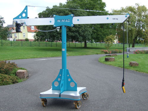 Grúa pluma en bitácora - 555 - WIMAG GmbH - 360° / de elevación / móvil