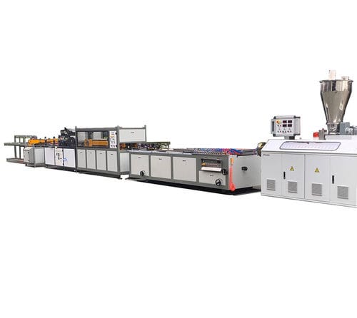 Línea de extrusión de paneles - SJSZ-65/132  - Suzhou ACC Machine Co., Ltd. - de doble tornillo / para PVC / para WPC