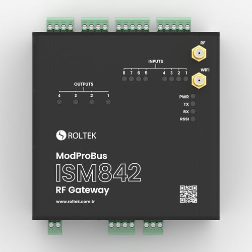 Pasarela industrial - ModProBus ISM842 RF - ROLTEK TECHNOLOGY - de comunicación / IoT / Ethernet