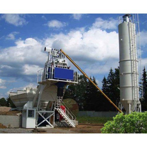 Planta de hormigón estacionaria - PCC100 - Polygonmach - compacta / horizontal / de 2 ejes