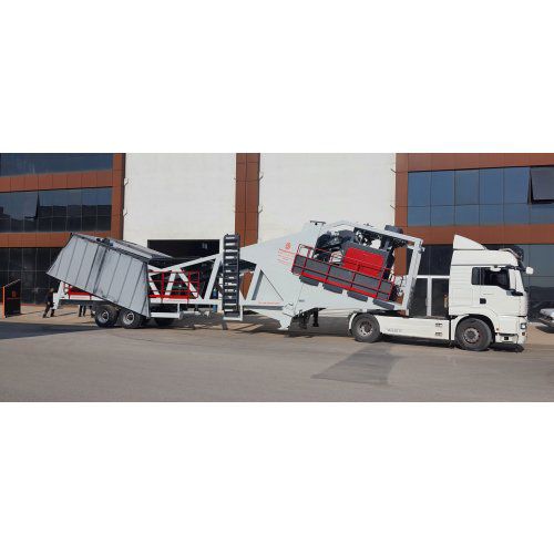 Hormigonera hidráulica - Polygonmach - montada en camión / automática / monoaxial