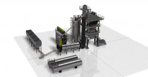 Planta de asfalto estacionaria - PBA 60-80 - Polygonmach