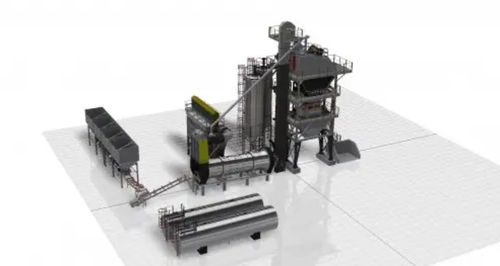 Planta de asfalto móvil - MBA 60-80 - Polygonmach