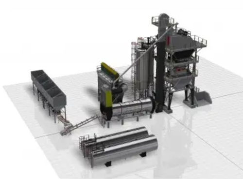 Planta de asfalto móvil - MBA 80-100 - Polygonmach