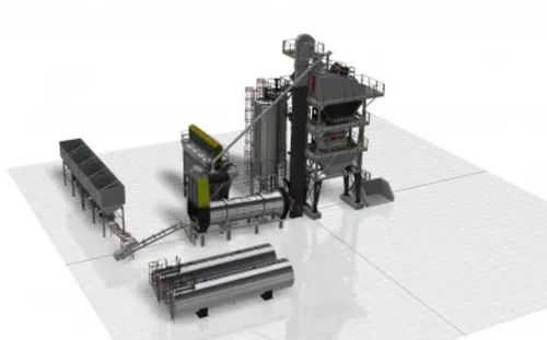 Planta de asfalto estacionaria - PBA 100-120  - Polygonmach