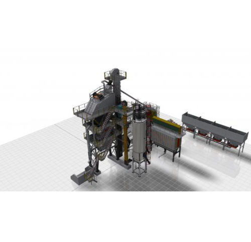 Planta de asfalto estacionaria - PBA 200-240 - Polygonmach