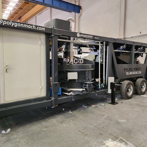 Planta de hormigón móvil - PAC 45 - Polygonmach