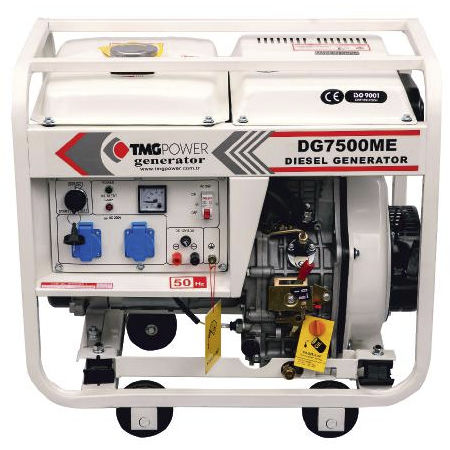 Grupo electrógeno diésel - DG7500ME - TMG POWER - monofásico / 50 Hz / enfriado por aire