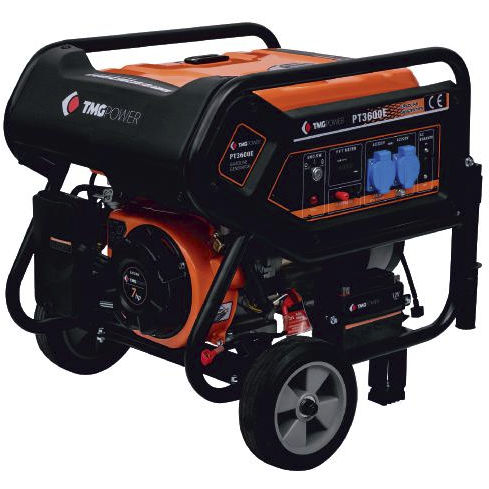 Grupo electrógeno con motor de gasolina - GG3600E - TMG POWER - monofásico / 50 Hz / enfriado por aire