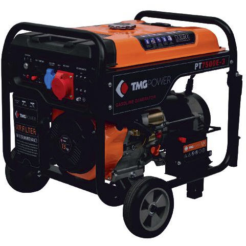 Grupo electrógeno con motor de gasolina - GG7500E3 - TMG POWER - monofásico / 50 Hz / enfriado por aire