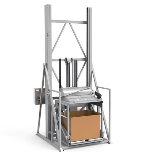 Volteador hidráulico - PPM Technologies, LLC - de cajas / para recipientes / fijo