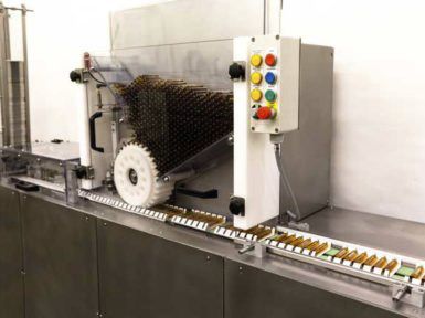 Máquina de embalaje de ampollas - DEREMAUX - automática / con alimentación manual / horizontal