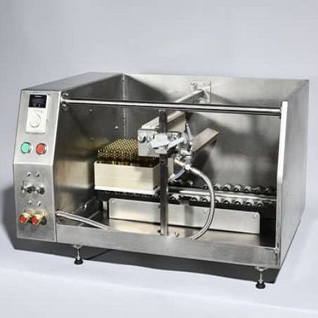 Llenadora selladora manual - VACFILLER 10 - DEREMAUX - para productos cosméticos / para la industria alimentaria / para la industria farmacéutica