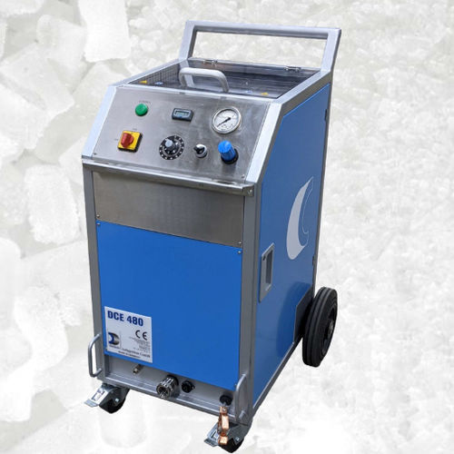 Máquina de limpieza criogénica manual - DCE 480 - DCA Deckert Anlagenbau GmbH - monotubo / para trabajos de limpieza / para la eliminación de la pintura