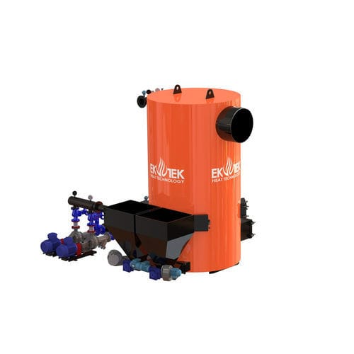 Caldera de vapor - DRAGON series - Ekotek Heat Technology - aceite caliente / de agua caliente / de pellets