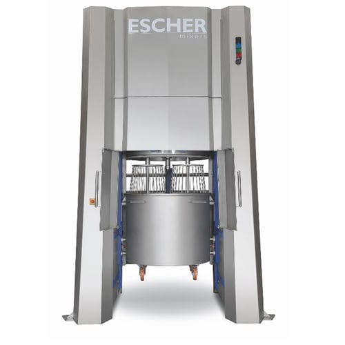 Mezcladora de pasta industrial batch - PM-DB series - Escher mixers - automática / con base