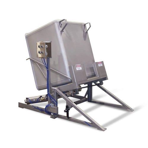 Volteador neumático - EnSight Solutions - para contenedores / fijo / de acero inoxidable