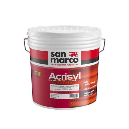 Revestimiento de aislamiento térmico - Acrisyl  - SAN MARCO - siloxano / de fibra acrílica / resistente a las intemperies
